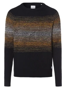 Jack & Jones Sweter męski Mężczyźni Bawełna niebieski|złoty marmurkowy, L - Swetry męskie - miniaturka - grafika 1