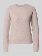 Swetry damskie - Sweter z dzianiny o kroju regular fit z raglanowymi rękawami model ‘DOFFY’ - miniaturka - grafika 1