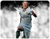 Podkładki pod mysz - PODKŁADKA POD MYSZKĘ LUKA MODRIC Z IMIENIEM 23x19CM DO LAPTOPA - miniaturka - grafika 1