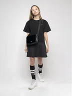 Sukienki i spódniczki dla dziewczynek - DKNY Sukienka codzienna D32896 S Czarny Regular Fit - miniaturka - grafika 1