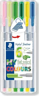 Staedtler Cienk.TRIPLUS 0.3 S 334 SB6CS8 6 szt botanical STAEDLER - Cienkopisy - miniaturka - grafika 1
