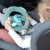 Zabawki interaktywne dla dzieci - LILLIPUTIENS Miękka kierownica aktywizująca Smok Joe 18 m+ - miniaturka - grafika 1