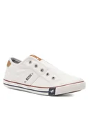 Trampki damskie - Mustang Trampki 1099-409 Biały - miniaturka - grafika 1