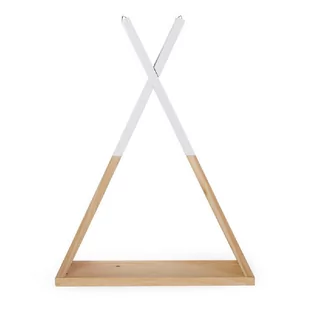 Childhome childwood wstipi regał ścienny Tipi naturalny biały - Półki i regały dla dzieci - miniaturka - grafika 1
