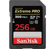 Karty pamięci - SanDisk Extreme PRO SDHC UHS-II V90 300MB/s 256GB - miniaturka - grafika 1