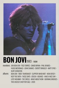 PODKŁADKA POD MYSZ Z Nadrukiem 22x18 cm Bon Jovi rock Tekst Prezent - Podkładki pod mysz - miniaturka - grafika 1