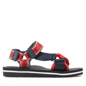 Buty dla chłopców - Sandały Pepe Jeans Pool Tape B PBS70056 Czerwony - miniaturka - grafika 1