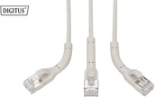 Kable miedziane - Digitus Kabel CAT 6A F/FTP miedziany szary, 0,5m DK-1632-A-005B - miniaturka - grafika 1