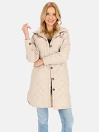 Kurtki damskie - PRZEJŚCIOWA CIENKA KURTKA DAMSKA Z KAPTUREM - miniaturka - grafika 1