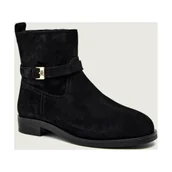 Botki damskie - Tommy Hilfiger Botki | zamsz - miniaturka - grafika 1