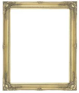 Lustra - ANTIQUE złote shabby chic styl prostokątne lustro ścienne w komplecie ze szkłem pilkingtona najwyższej jakości - rozmiar: 28 cali x 24 cale (70 cm x 60 cm) - miniaturka - grafika 1