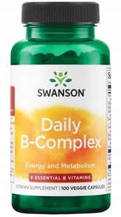 Swanson Daily B-Complex 100 k - Witaminy i minerały - miniaturka - grafika 1