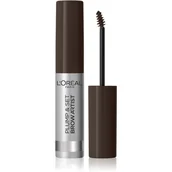 Akcesoria i kosmetyki do stylizacji brwi - L'OREAL LOREAL PLUMP & SET BROW ARTIST - Koloryzujący żel do brwi 4,9ml 108 DARK BRUNETTE - miniaturka - grafika 1