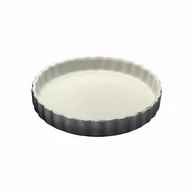 Formy do ciast - Forma do tarty, ceramika, śred. 28 cm, szara kod: KU-0712020728 - miniaturka - grafika 1