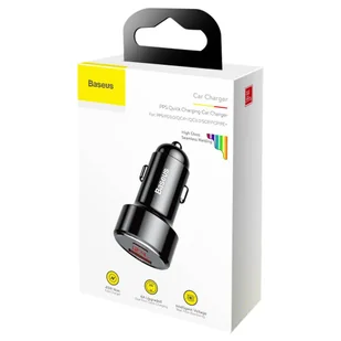 Baseus Magic Series PPS - ładowarka samochodowa Quick Charge 4.0+ / QC3.0 45W 6A czarny (CCMLC20C-01) - Ładowarki samochodowe - miniaturka - grafika 18