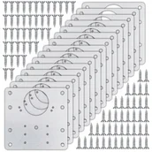 Zawiasy, okucia i inne akcesoria - 15x Płytka Do Naprawy Wyrwanych Zawiasów Meblowych Szafek Zestaw Naprawczy - miniaturka - grafika 1