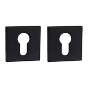 Szyldy i rozety - Rozeta podklamkowa do wkładki Adel slim Czarna - miniaturka - grafika 1