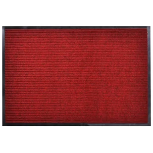 shumee Wycieraczka pod drzwi PCV czerwona 90 x 120 cm - Wycieraczki samochodowe - miniaturka - grafika 1