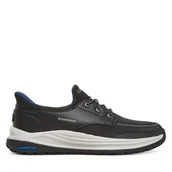 Sneakersy męskie - Sneakersy Skechers Meroe-Alden 205467/BLK Czarny - miniaturka - grafika 1