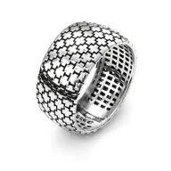 Pierścionki - Srebrny pierścionek geometryczny krzyż pr925 R21 - miniaturka - grafika 1