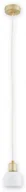 Lampy sufitowe - Lemir Piu lampa wisząca 1-punktowa patyna/biała O2801 W1 PAT + BIA O2801 W1 PAT + BIA - miniaturka - grafika 1