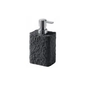 Mydelniczki i dozowniki mydła - Ciemnoszary dozownik do mydła Sapho Aries, 350 ml - miniaturka - grafika 1