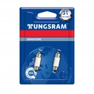 Żarówki samochodowe - Tungsram żarówka C10W 12V 10W SV8,5 41 mm /2-szt./ - miniaturka - grafika 1