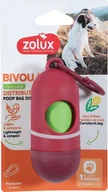 Woreczki na psie odchody - ZOLUX Dozownik worków na odchody BIVOUAK - czerwony - miniaturka - grafika 1