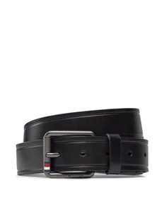 Tommy Hilfiger Pasek Męski Casual 3.5 AM0AM12066 Czarny - Paski - miniaturka - grafika 1