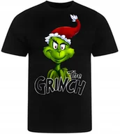Koszulki męskie - KOSZULKA MĘSKA NADRUK GRINCH ŚWIĄTECZNA PREZENT PREMIUM S - miniaturka - grafika 1