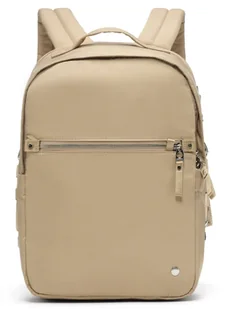 Plecak antykradzieżowy damski Pacsafe W Backpack 10 l - taupe - Plecaki - miniaturka - grafika 1