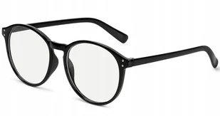 Okulary korekcyjne duże minusy czarne -6 - Okulary korekcyjne, oprawki, szkła - miniaturka - grafika 1