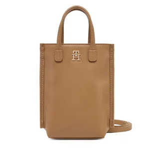 Etui na telefon Tommy Hilfiger Th Distinct Phone Pouch AW0AW17402 Brązowy - Etui i futerały do telefonów - miniaturka - grafika 1