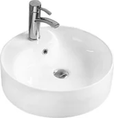 Umywalki - Umywalka Mexen Mexen Lila umywalka nablatowa 46 x 46 cm biała - 21824600 - miniaturka - grafika 1