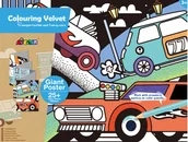 Kolorowanki, wyklejanki - Aksamitna kolorowanka Auta - miniaturka - grafika 1