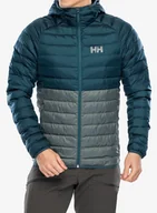 Kurtki męskie - Kurtka ocieplana Helly Hansen Banff Hooded Insulator - dark creek/grey cactus - miniaturka - grafika 1