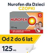 Przeziębienie i grypa - Reckitt Benckiser Nurofen dla dzieci (Ibuprofen 125 mg) 10 czopków 8204511 - miniaturka - grafika 1