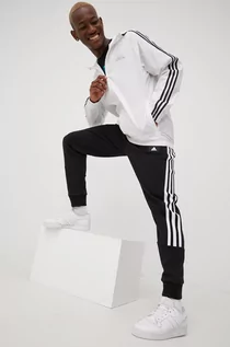 Kurtki męskie - Adidas kurtka męska kolor biały przejściowa - grafika 1