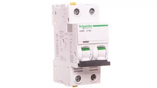 Schneider Electric Wyłącznik nadprądowy iC60N 2P D16 6kA A9F05216 - Bezpieczniki elektryczne - miniaturka - grafika 1