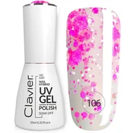 Lakiery hybrydowe - Luxury lakier hybrydowy do paznokci 106 Pink Pop 10ml - miniaturka - grafika 1