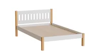 Łóżka - Łóżko Gaja 120X200 Biały / Dąb Naturalny - miniaturka - grafika 1