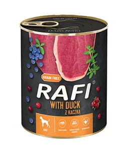 Dolina Noteci Rafi z kaczką 800g 41874-uniw - Mokra karma dla psów - miniaturka - grafika 1