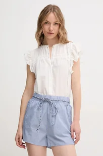 Pepe Jeans koszula DIALLO damska kolor biały regular PL305028 - Koszule damskie - miniaturka - grafika 1