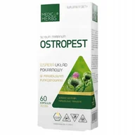 Suplementy naturalne - Medica Herbs Medica Herbs Ostropest 600 mg - 60 kapsułek - miniaturka - grafika 1