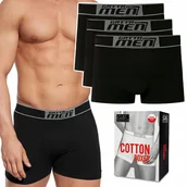 Majtki męskie - 3X Bokserki Męskie Bawełniane Gatta Cotton Boxer - M - miniaturka - grafika 1