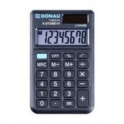 Kalkulatory - Kalkulator kieszonkowy 8 pozycyjny DONAU TECH K-DT2082-01 97x60x11mm czarny /K-DT2082-01/ DN1178 - miniaturka - grafika 1