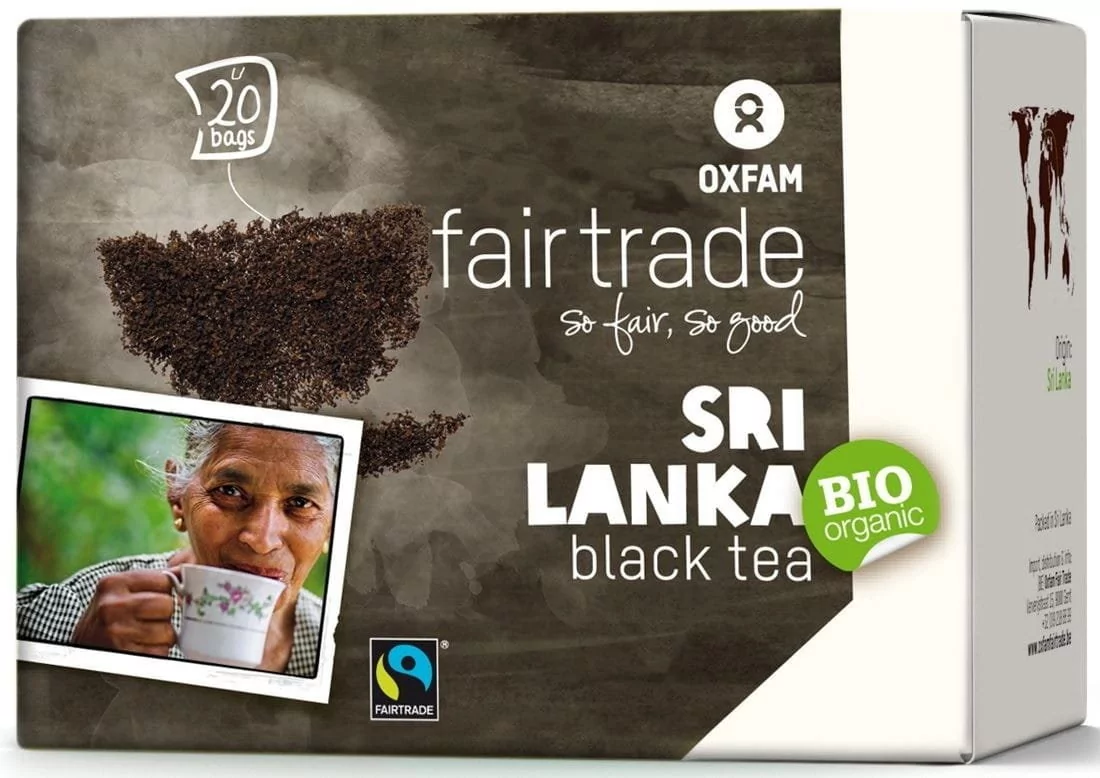 Oxfam Fair Trade Dystrybutor: Bio Planet S.A., Wil HERBATA CZARNA EKSPRESOWA FAIR TRADE BIO (20 x 1,8 g) 36 g - OXFAM