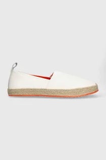 Espadryle męskie - Calvin Klein Jeans espadryle ESPARILLE INST kolor biały YM0YM00655 - grafika 1