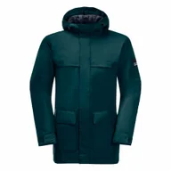 Kurtki męskie - Męska parka zimowa Jack Wolfskin WINTERLAGER PARKA M teal - S - miniaturka - grafika 1