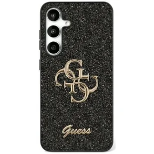 Etui GUESS Fixed Glitter Big 4G Metal Logo do Samsung Galaxy S25 Czarny - Etui i futerały do telefonów Etui GUESS Fixed Glitter Big 4G Metal Logo do Samsung Galaxy S25 Czarny - Etui i futerały do telefonów - miniaturka - grafika 1
